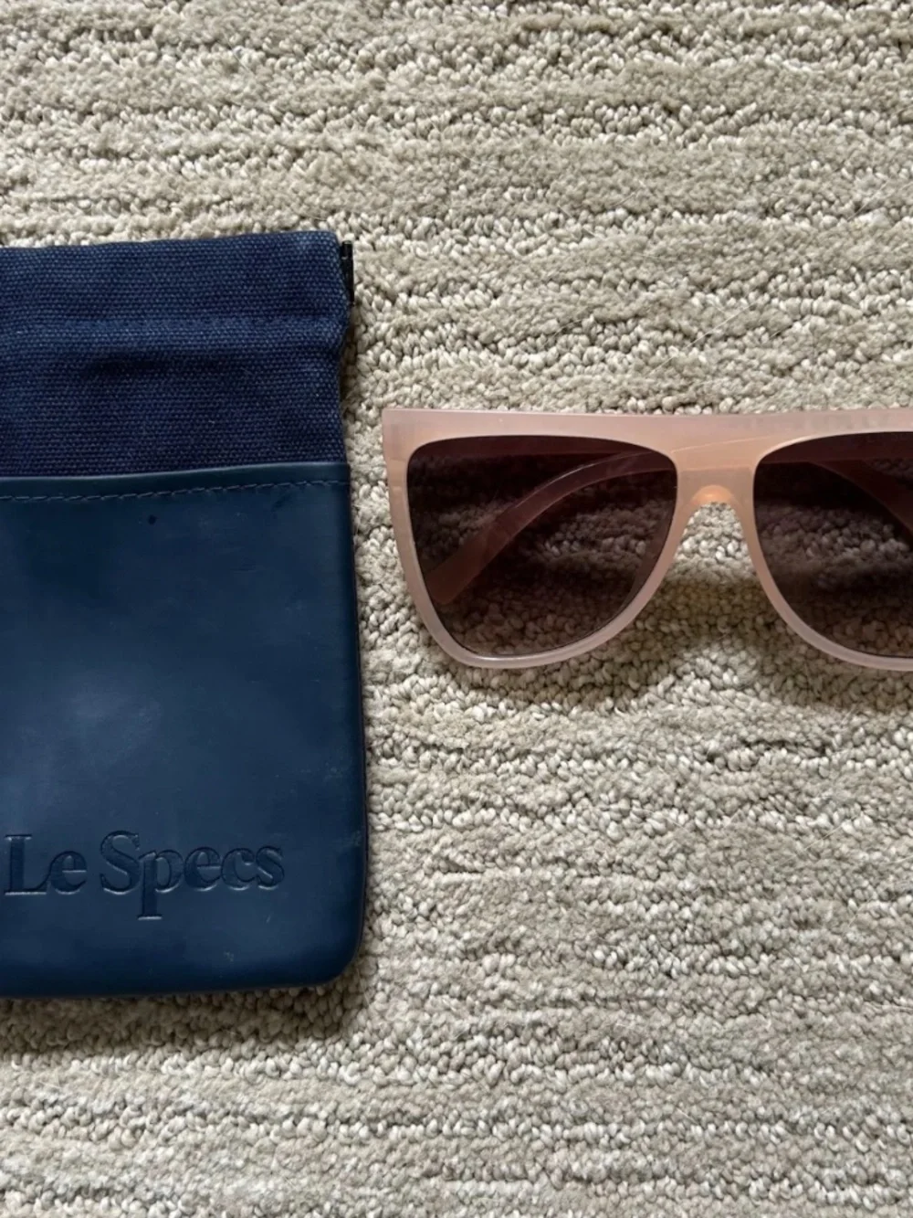 Le Specs Reclaim Sunglasses in Blush